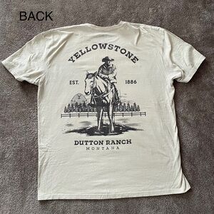 XL Men’s Yellowstone Dutton Ranch Graphic Tee 100% Cotton Western Montana Cowboy